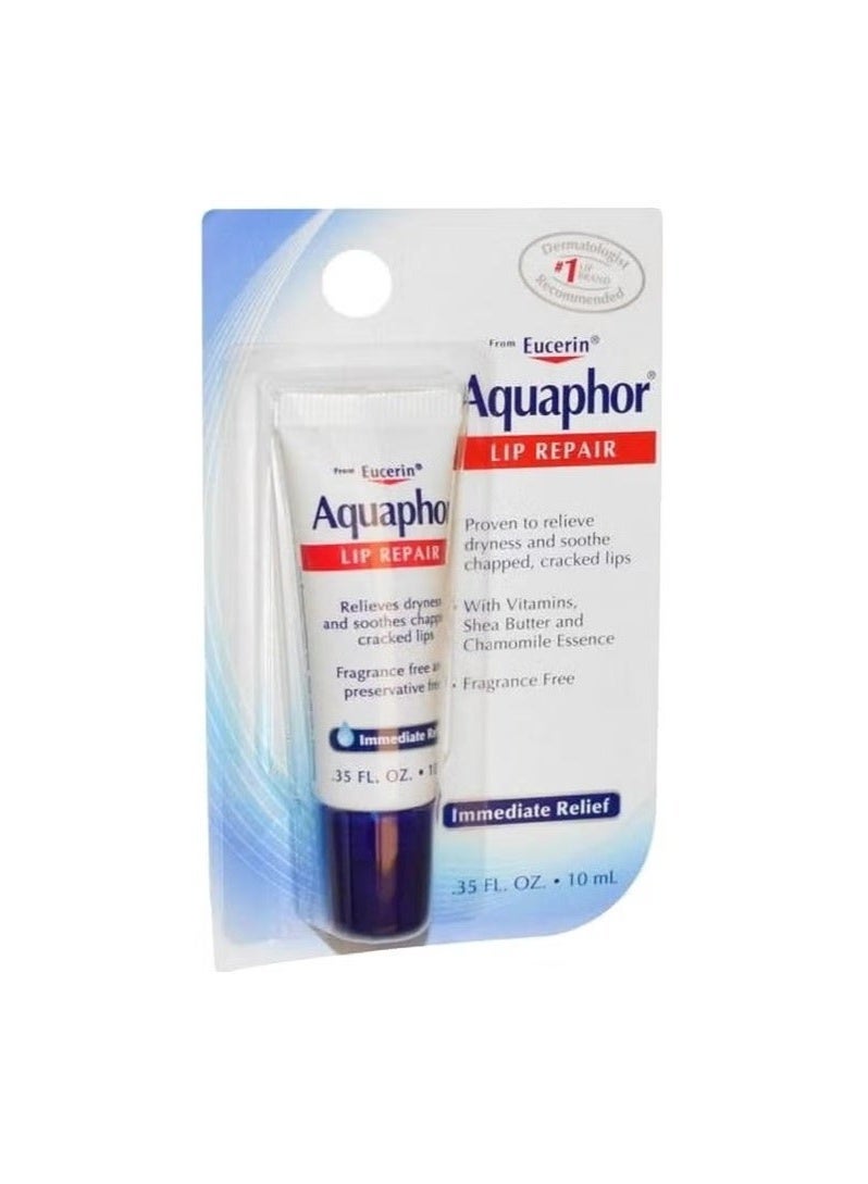 Aquaphor Lip Repair Immediate Relief Fragrance Free 0.35 fl oz (10 ml) - Image 5